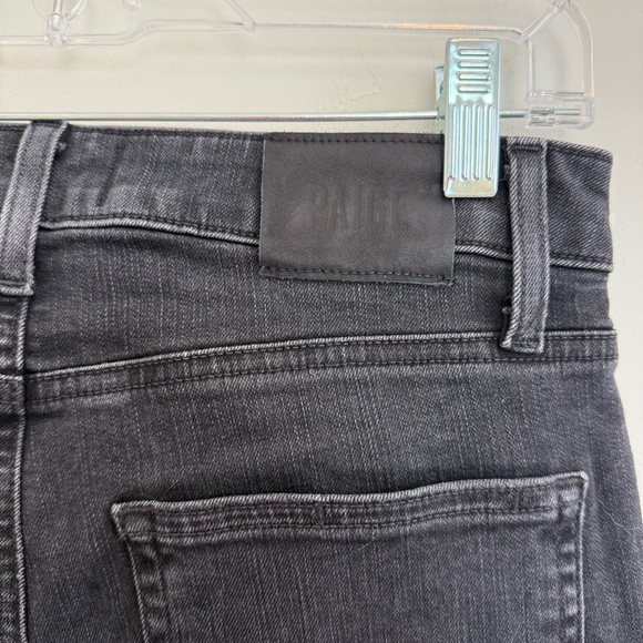 Paige Straight Leg Black Jeans Size 27 - Picture 8 of 13